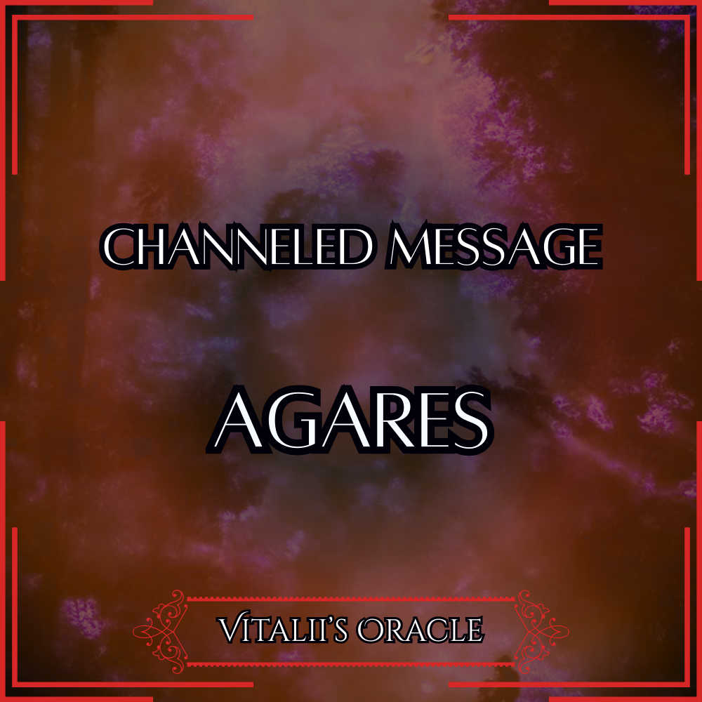 Agares - Direct Channeled Message | 1 Question per Paragraph [1 - 25]