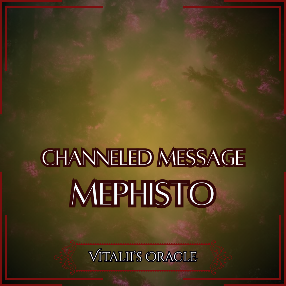Mephisto - Direct Channeled Message | 1 Question per Paragraph [1 - 25]