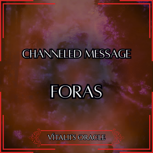 Foras- Direct Channeled Message | 1 Question per Paragraph [1 - 25]